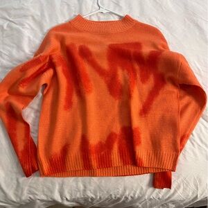Orange Crop Tie-Dye Sweater